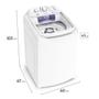 Imagem de Máquina de Lavar Electrolux 12kg Branca Turbo Economia Silenciosa com Cesto Inox (LAC12)