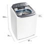 Imagem de Máquina de Lavar Electrolux 16kg Branca Perfect Wash com Cesto Inox e Jet&Clean (LPE16)