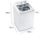 Máquina de Lavar Electrolux 17kg Branca Essential Care com Cesto Inox e Jet&Clean (LED17) Imagem de Máquina de Lavar Electrolux 17kg Branca Essential Care com Cesto Inox e Jet&Clean (LED17)