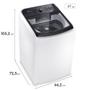 Imagem de Máquina de Lavar Electrolux 17kg Perfect Care LEV17 com Água Quente/Vapor Branca 220V
