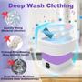 Imagem de Máquina de lavar portátil suwui Mini Washer 15L Purple