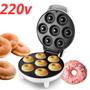 Imagem de Maquina De Mini Donuts Café Da Manhã 7 Mini Rosquinha Elétrica 110V e 220vPortátil