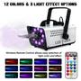 Imagem de Máquina de Neve TCFUNDY 600W - Gerador de Flocos de Neve com 9 Luzes LED