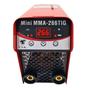 Imagem de Maquina De Solda Inversora Mini Mma 266 Tig Eletrodo USK 220V + Tocha Tig + Mascara Solda Automatica
