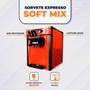 Imagem de Maquina de Sorvete Expresso Balcão com 3 Bicos Açaí Frozen Soft Mix 25 Litros 320 Casquinhas Por Hora Compacta Print