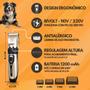 Imagem de Máquina De Tosa Aparador P/ Gato Cachorro Tosador Silenciosa
