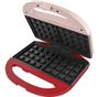 Imagem de Maquina De Waffle Cadence Maker Rosa 220V