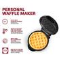 Imagem de Máquina de Waffle Pessoal Antiaderente, 4 polegadas, Preto