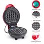 Imagem de Máquina de Waffles Mini Compacta Grill Prática Forma Coração 350w