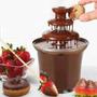 Imagem de Máquina Fondue Cascata de Chocolate Fonte de Chocolate Elétrica Festas Eventos 110 v
