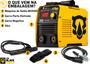 Máquina Inversora De Solda Elétrica Mma Eletrodo Mi150d 220v The Black Tools Imagem de Máquina Inversora De Solda Elétrica Mma Eletrodo Mi150d 220v The Black Tools