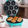 Imagem de Máquina para Fazer Mini Donuts 7 Rosquinhas Verde 110v