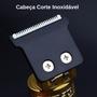Imagem de Máquina Profissional Acabamento Cabelo Barba Recarregável USB- C Bivolt Lâminas Afiadas