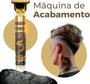 Imagem de Máquina Profissional Dragão Acabamento S/Fio Cabelo Barba Pezinho Personalizada Com Limitador de Lamina Ajustável+Pentes