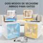 Imagem de Máquina Secadora Pet Caixa de Secagem Inteligente 72L Secador Cães e Gatos 127V 3 Modos de Secagem Pet shop Profissional - NewPet