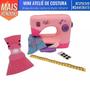 Imagem de Maquininha Costura Brinquedo Atelie Infantil Style C/ Roupinhas tiras autocolantes