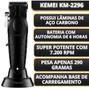 Imagem de Maquininha De Cortar Cabelo Kemei Km-2296 Profissional