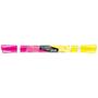 Imagem de Marca Texto Fluo Duo Formato Caneta 2 Cores Amarelo E Rosa