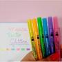 Imagem de Marca-Texto Fluorescente com Glitter - Molin