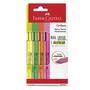 Imagem de Marca Texto Grifpen Faber-castell com 4 Cores Neon