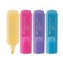 Imagem de Marca Texto Pastel Textliner 46 com 4 Cores Faber Castell