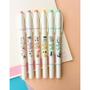 Imagem de Marca Texto perfumado duas pontas varias cores Kit com 6 unid