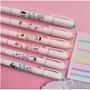 Imagem de Marca Texto perfumado duas pontas varias cores Kit com 6 unid