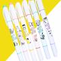 Imagem de Marca Texto perfumado duas pontas varias cores Kit com 6 unid