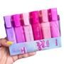 Imagem de Marca-Texto Pink Vibes C/6 Cores Tons Rosa Leonora