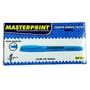 Imagem de Marcador de Texto Masterprint Chanfrado Kit 12 Canetas Azul Neon