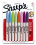 Imagem de Marcador Permanente Ponta Fina Kit com 8 Cores Sharpie