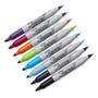 Imagem de Marcador Permanente Sharpie Twin Tip 8 Cores Duas Pontas Multiuso