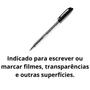 Imagem de Marcador retroprojetor 2.0mm preto com 03 unidades - pilot