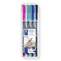 Imagem de Marcador Staedtler Lumocolor Permanent 317 M 4 Cores