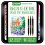 Imagem de Marcadores Crayola Brush & Detail Dual Tip - Conjunto com 16 Marcadores e 32 Cores
