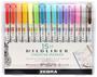 Imagem de Marcadores Zebra Pen Mildliner Double End - Conjunto com 15