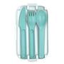 Imagem de Marmita Bento Box Dupla 600 Ml Cada com Talheres
