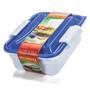 Imagem de Marmita Com Bandeja E Trava Erca Plast - BPA FREE - 1345