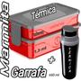 Imagem de Marmita Elétrica Para Carro 12V Kit Completo com Garrafa em Inox Térmica 500ml Bebida Conservada