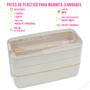 Imagem de Marmita Lancheira Porta Alimenteos Japonesa (Bento) Com 3 Compartimentos e Talheres 900ml