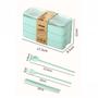 Imagem de Marmita Lunch Box 900ml 3 Andares e Talher Serve Microondas