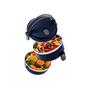 Imagem de Marmita Lunch Box Cor Azul Interior Em Inox Euro Home