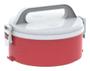 Imagem de Marmita Térmica Tekcor 1,5 L Vermelho Soprano Com 2 Divisão