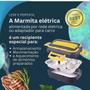 Imagem de Marmitas Elétrica Pequena Inox Para Casa E Trabalho