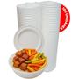 Imagem de Marmitex de Isopor Tranporte Isolante Térmico Entrega Delivery Restaurante N9 Grande C/ 100 Unidades