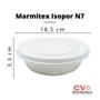 Imagem de Marmitex Isopor Térmica Com Tampa N7 Marmita Delivery 50 Uni
