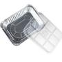 Imagem de Marmitex Marmita Fit Retangular Com Tampa Pet 500ml 50 Unidades
