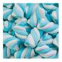 Imagem de Marshmallow Torção Recheadinho Azul e Branco  Fini - 250g