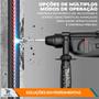 Imagem de Martelete Combinado Furadeira Makita HR2470 SDS 800W 24MM 127V/220V Com ou Sem Maleta Ideal Para Concreto Madeira e Aço