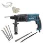 Imagem de Martelete Combinado Makita 800w Hr2470x18 S/ Maleta com kit